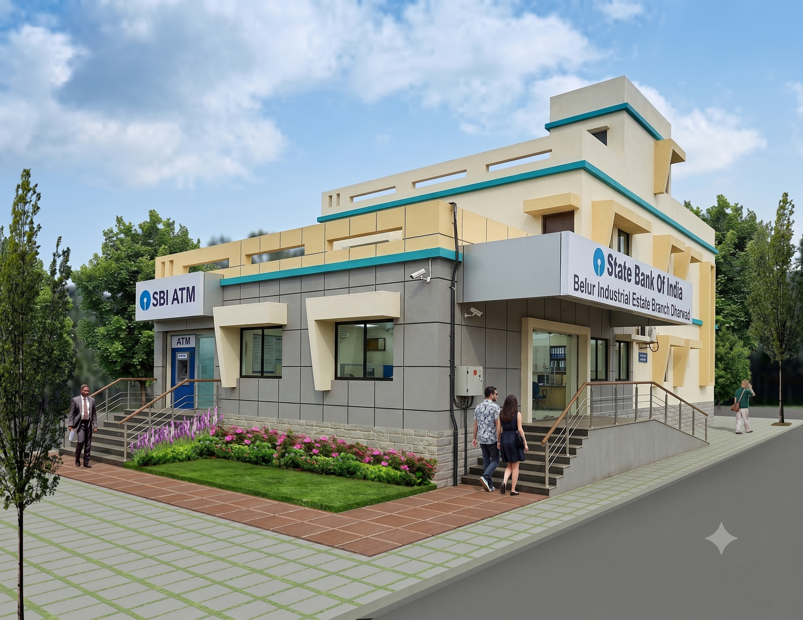 sbi currency chest and branch dharwad